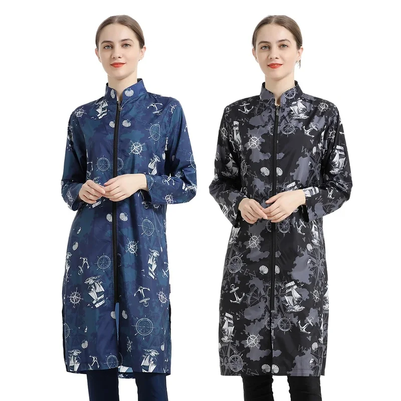 Мусульманские купальники для женщин Пляжная одежда с трафаретной печатью 3 шт.