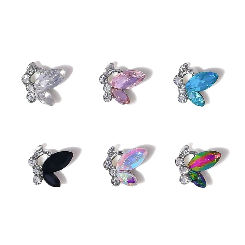 

10Pcs 3D Colorful Nails Jewelry DIY Manicure Decals Art Tips Drop Shipping