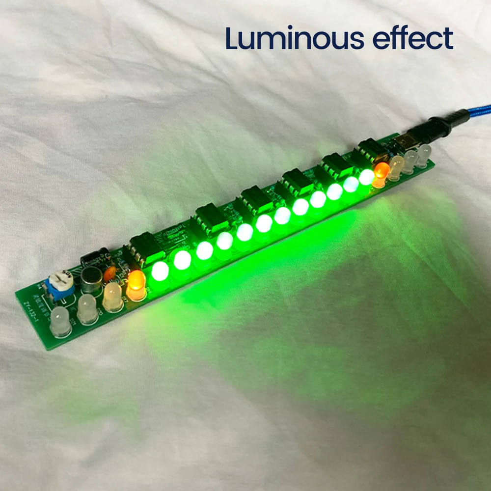 USB-лампа спектра аудио для увеличения громкости автомобиля