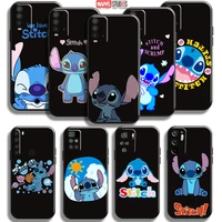 cute cartoon lilo stitch for xiaomi redmi note 10 10s 10t 9 9s 9t 5g phone case for redmi 10 9 9t 9a 9c coque soft