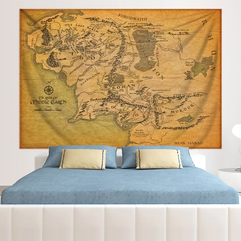 1 шт. кольца карта средней земли античное пиратское сокровище хиппи бохо Золотой