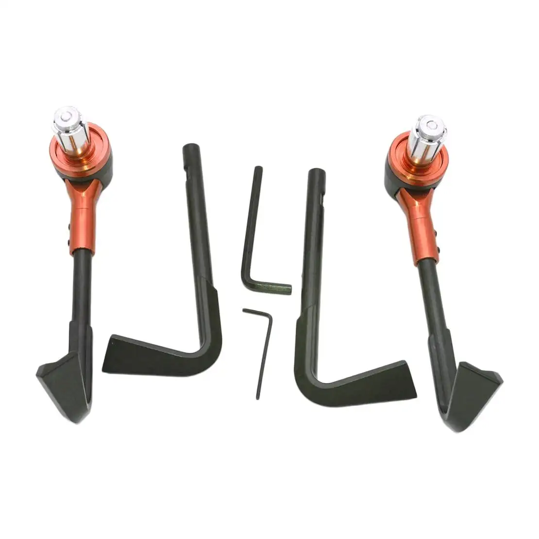 1 пара оранжевых чехлов для мотоциклов 7/8 дюйма 22 мм на руль переднего тормоза