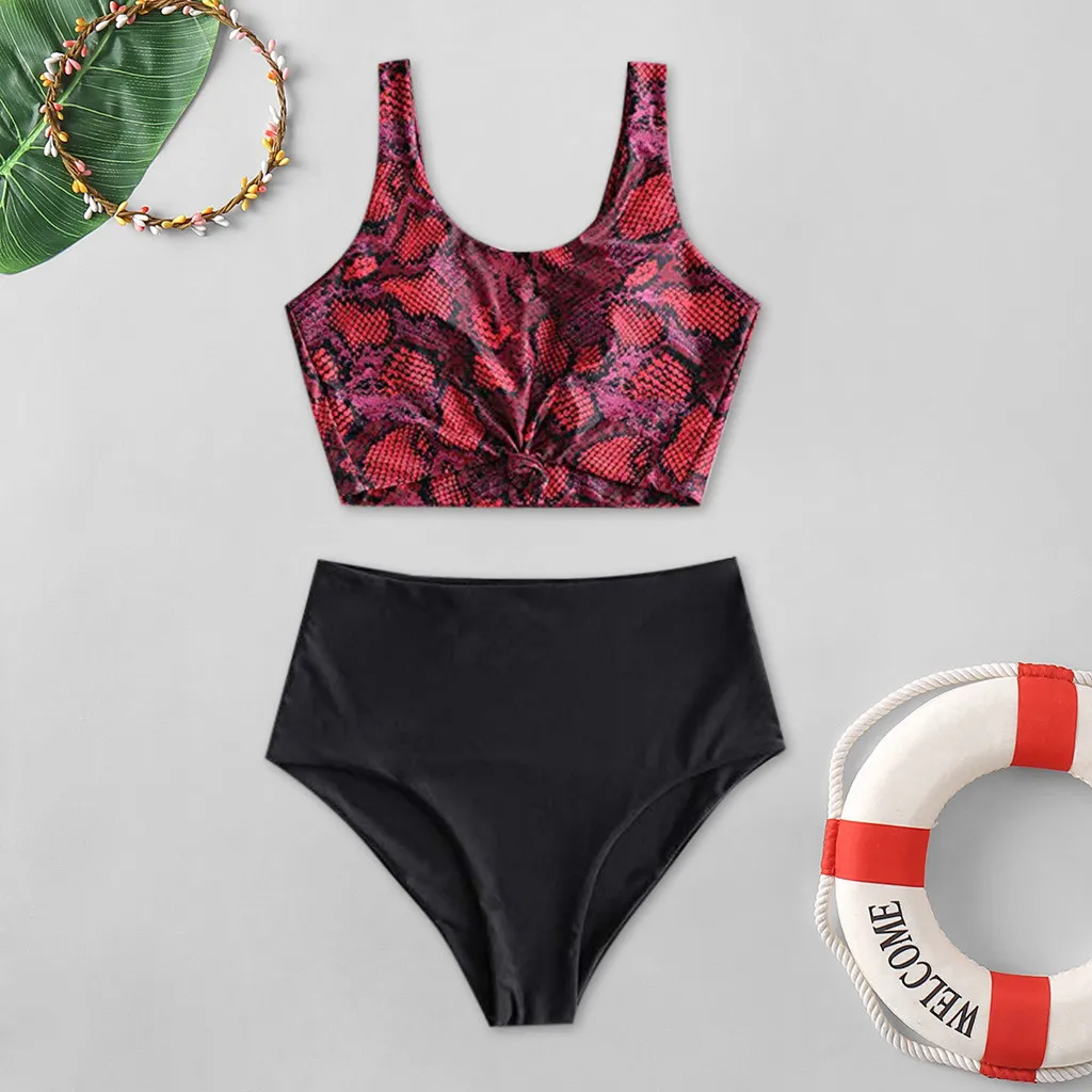 

Sexy Women Bikini Set Leopard Print Padded Swimwear Bathing Swimsuit Beachwear Swimming Suits Women Tomboy Swimsuit