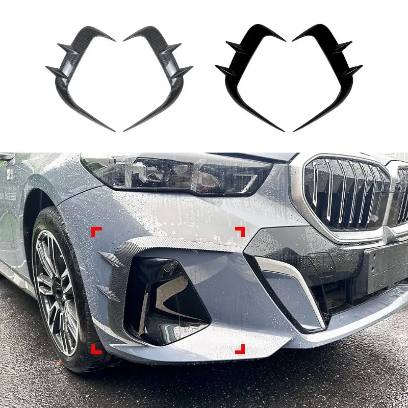 Фото Для BMW 5 серии i5 G60 G61 2024 + M спортивный передний бампер, накладка на решетку, наклейка, внешнее украшение, комплект кузова, модификация, аксессуары №1