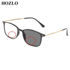 Фотохромные бифокальные Солнцезащитные очки с заклепками TR90 для чтения для женщин и мужчин, ультралегкие очки для дальнозоркости, очки для близорукости и дальнозоркости