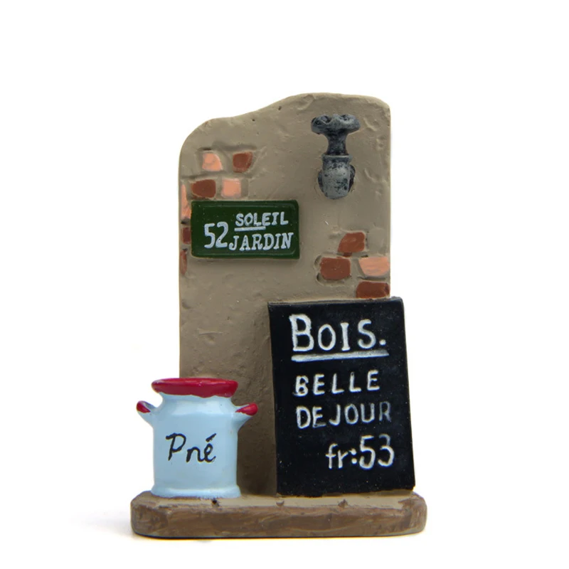 

Лидер продаж, 6 см рекламный щит из смолы с водопроводным краном, фигурки, цветочный горшок, игрушки, садовые подставки, декоративные украшения, реквизит, детские игрушки