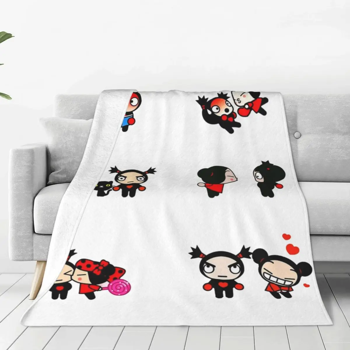 Pucca And Garu Pack фланелевые одеяла теплое мягкое одеяло для улицы декоративное