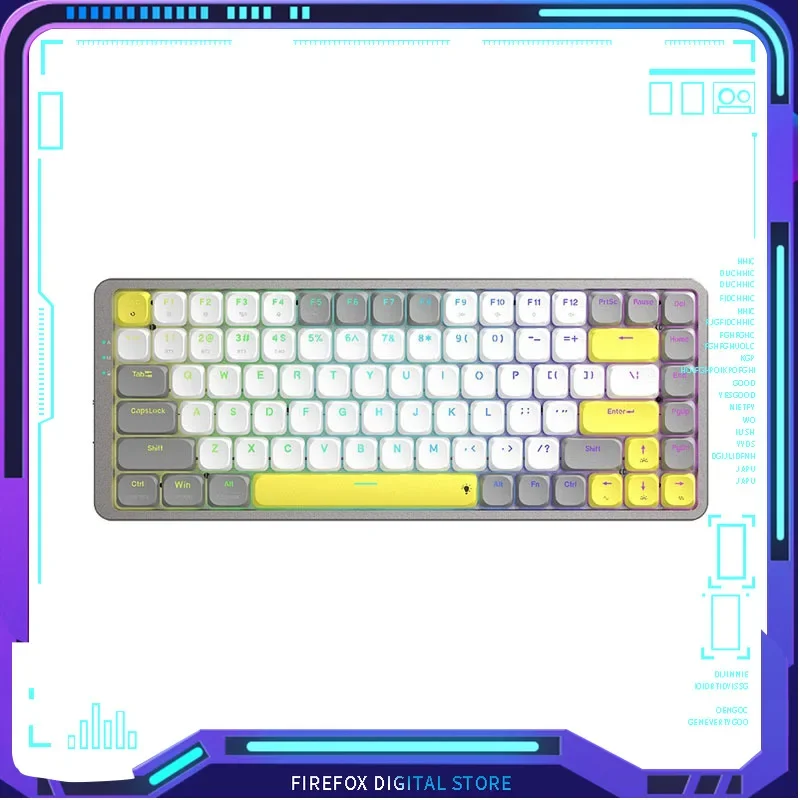 Проводная Механическая клавиатура Redragon TL84-B тонкая металлическая с низким