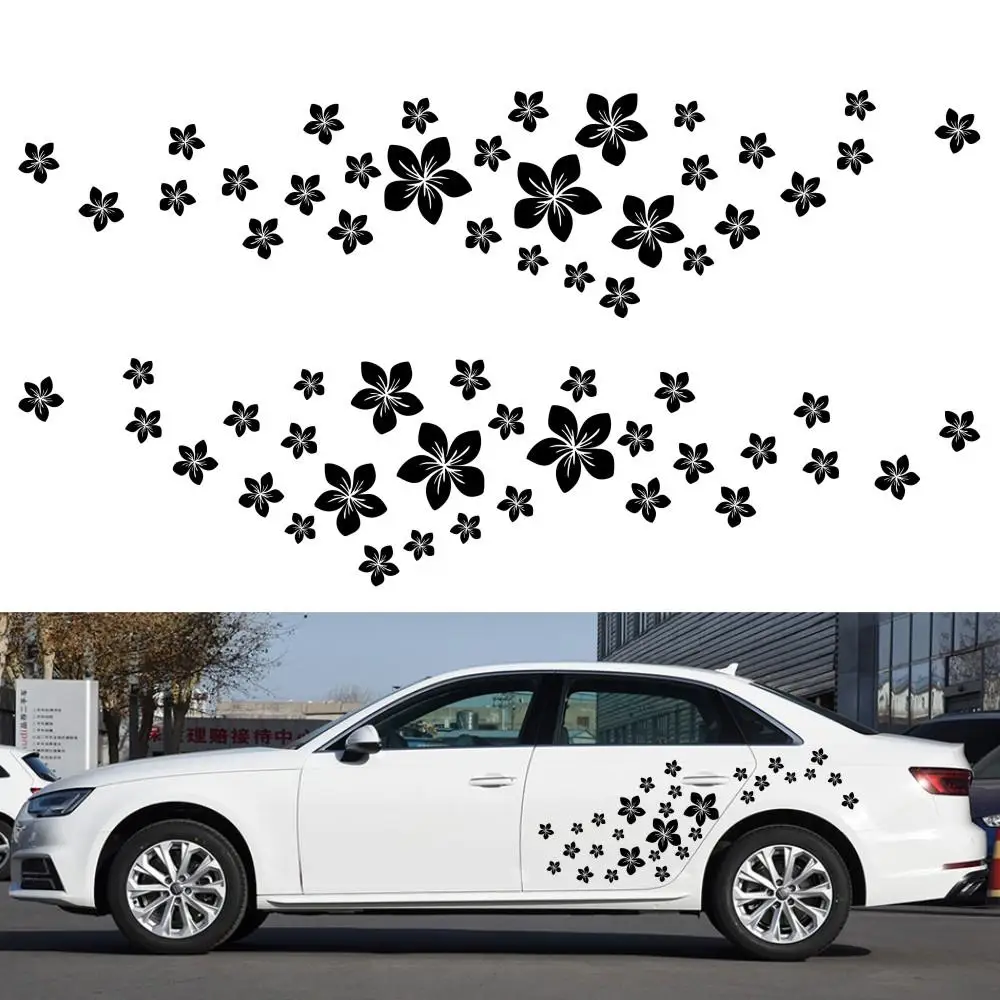 

1 PCS Car Side Door window Stickers fashion design of beautiful flowers decorative exterior car vinyl Side Door Window Stickers