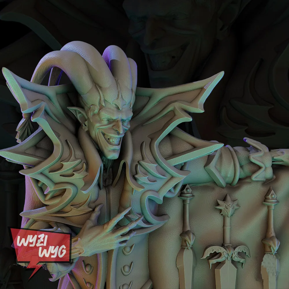 Цирковая фэнтезийная миниатюра Jester фигурка продавца ножей HD 3D печатная модель из