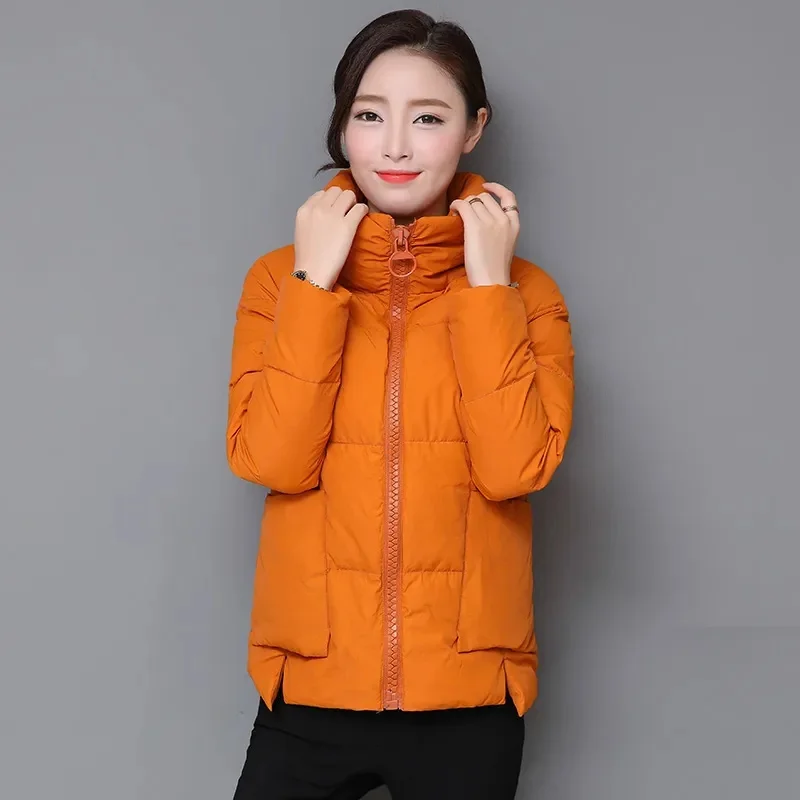 Winter Jacket Parkas 2022 New Women Bread Coat Korean Loose Thick Female Cotton PadWintded Parka Outerwear Casual Student Jacket