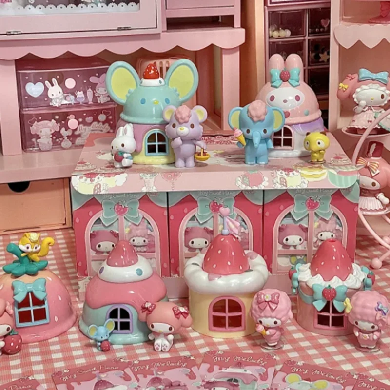MINISO My Melody Sweet Piano home series глухая коробка girl gifts настольные украшения подходят для