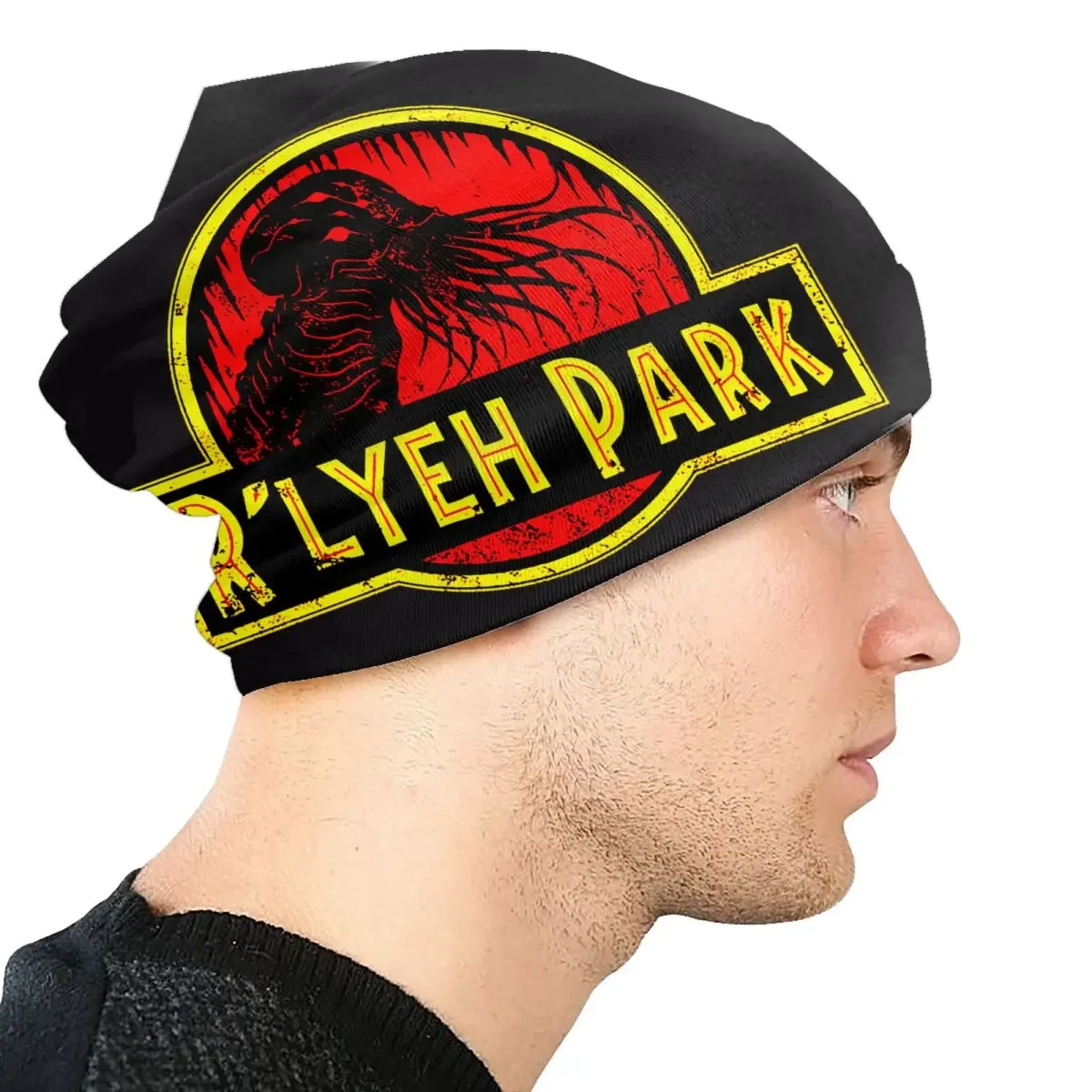 Rlyeh Park Skullies шапки для мужчин и женщин унисекс хип-хоп зимняя вязаная шапка