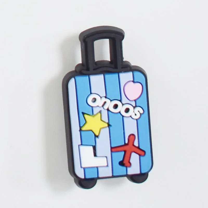 

Hot Sale 1Pcs PVC Sunny Beach Shoe Charms Bracelet Wristband Accessories for Girl Boys Adults Men Women Party Favor Gifts