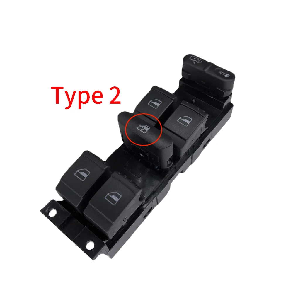 

Стеклоподъемник Electeic для Volkswagen Passat B5 Golf 4 Jetta Bora MK4, кнопка управления стеклом драйвера 1J4959857B 1J4959857D