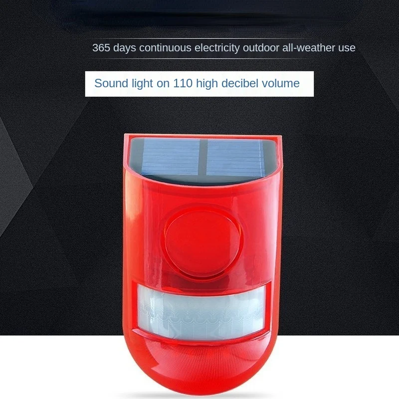 

Solar alarm light wireless ip65 motion sensor outdoor garden security lamp for farms Japanese