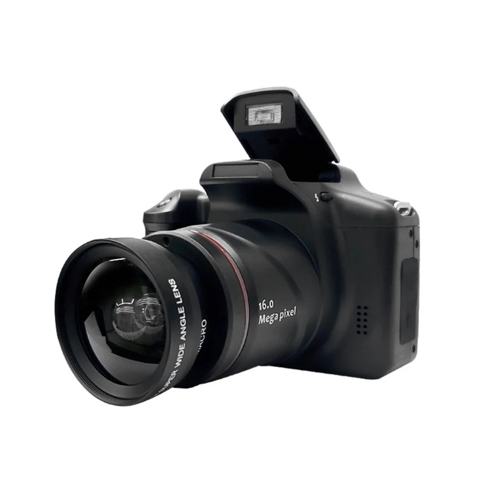 Professional Beginner Digital Display Camera Traveling Hiking LCD Screen Handheld Camcorder Cameras Removable Lens