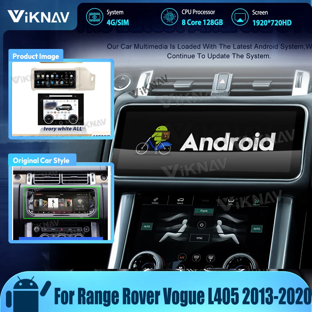 

Upgrade 12.3inch Car Radio For Range Rover Vogue L405 2013-2020 Wireless CarPlay 8Core Android Autoaudio Touch Screen Multimedia