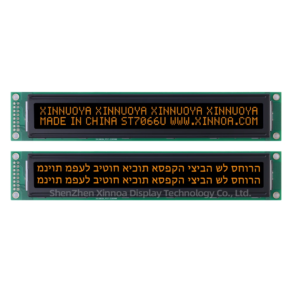 Экран с множеством символов шрифтов 182*33 мм 402 дюймов 40*2 40X 2 ЖК BTN черная пленка
