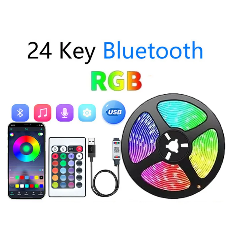 

Saimili RGB светодиодная лента USB 5В 1-30м