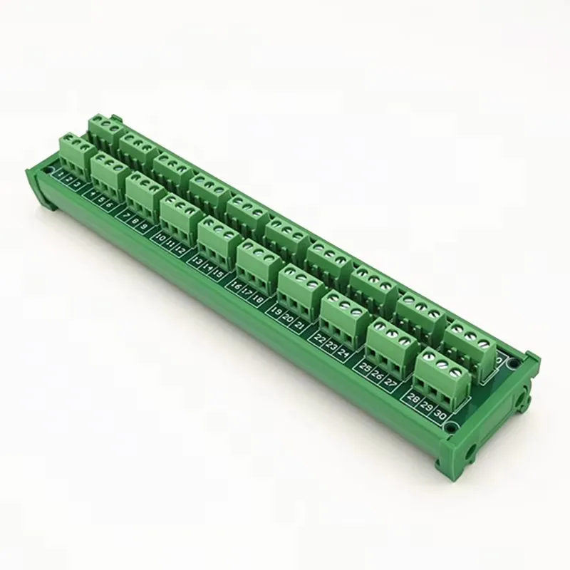 Модуль распределения винтовой клеммной колодки 24 А/400 В 10x3 положения.