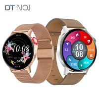 dt3 mini ladies women smartwatch 390390 with nfc wireless charger ai voice assistant password gps tracker bt call smart watch