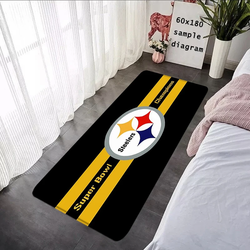 B-Steelers Входной Молитвенный Коврик Нескользящий Напольный Ковер Для Гостиной