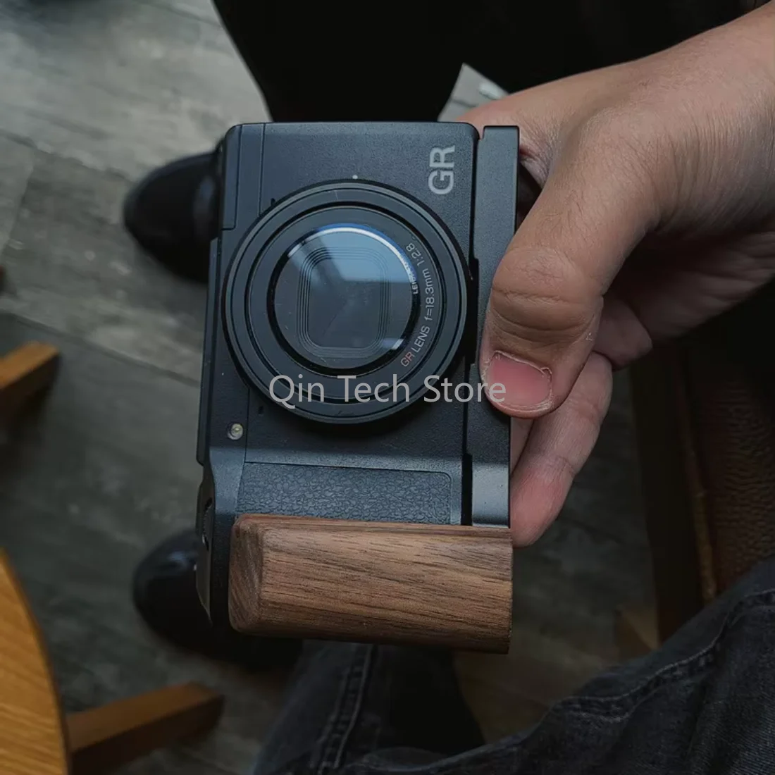 Фото Деревянная рукоятка, быстроразъемный L-образный кронштейн для Ricoh GR2 GRII Ricoh GR 2, дерево №4