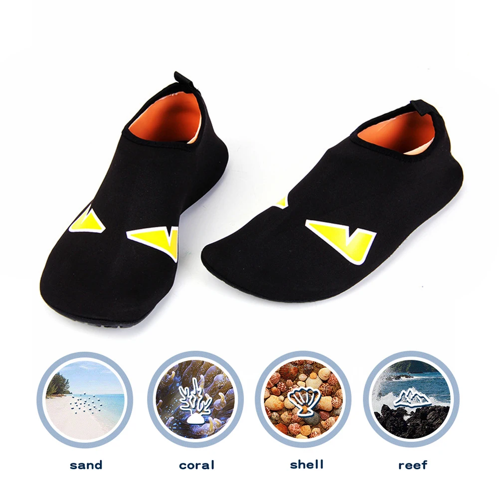 

Акватуфли для плавания, однотонные Летние босоножки для мужчин и женщин, для плавания, дайвинга, пляжа, носки, кроссовки