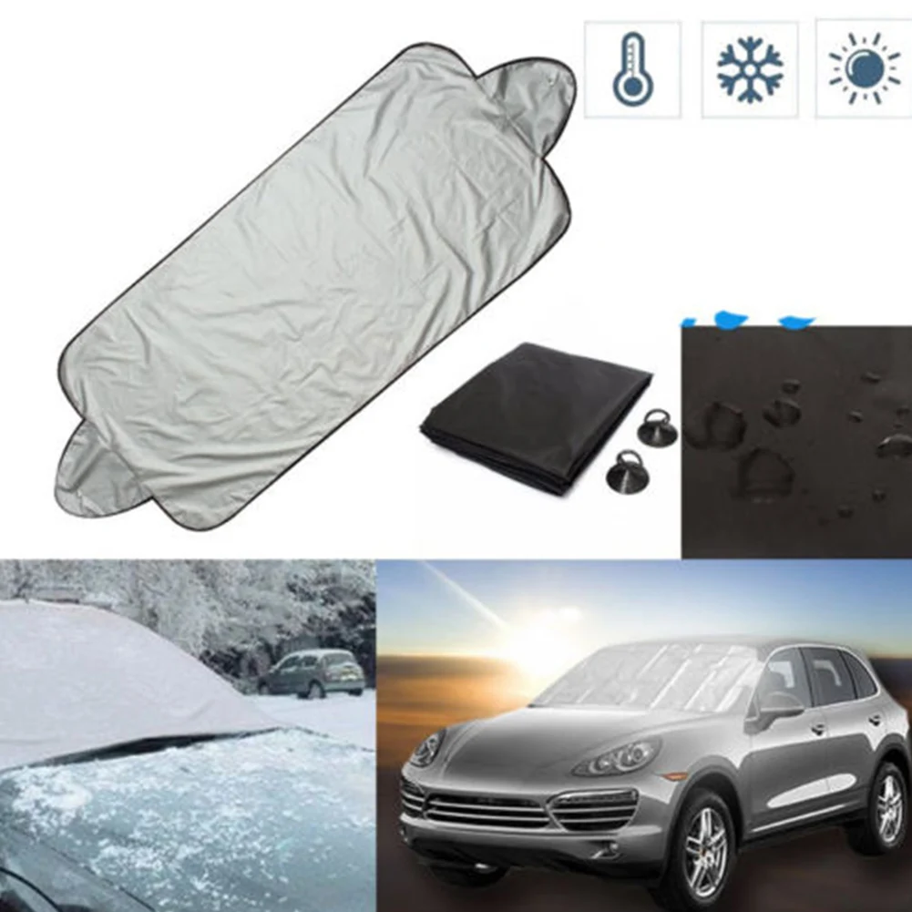 

Windshield Cover Anti Snow Decorative Full Protection Car Sunshade Thicken Easy Install Auto Accessories Scratch Resistant Front