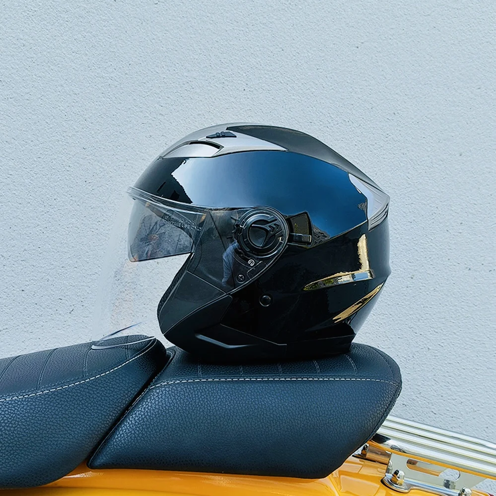 Последняя ограниченная серия одобренный DOT винтажный мотоциклетный шлем с