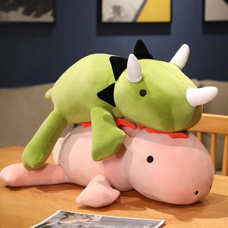 

Super Cute Dinosaur Cartoon Anime Plush Stuffed Toys New Styles about 35-80cm Soft Sleeping Pillows Doll Birthday Gift