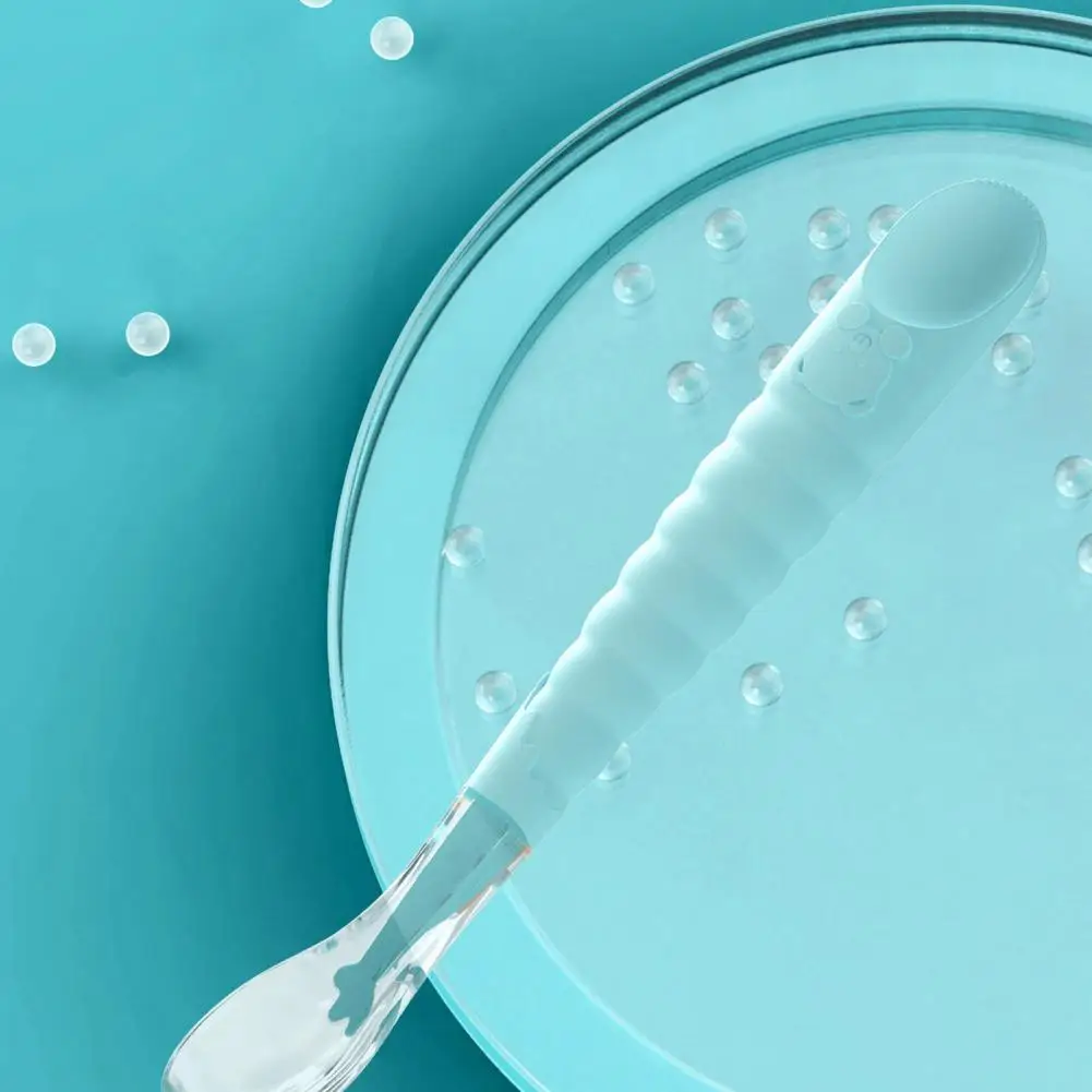 

Fruit Scraper Spoon Practical Eco-friendly Harmless Smooth Edge Soft Fruit Scraper Scoop Apples Sauce Spoon for Newborn