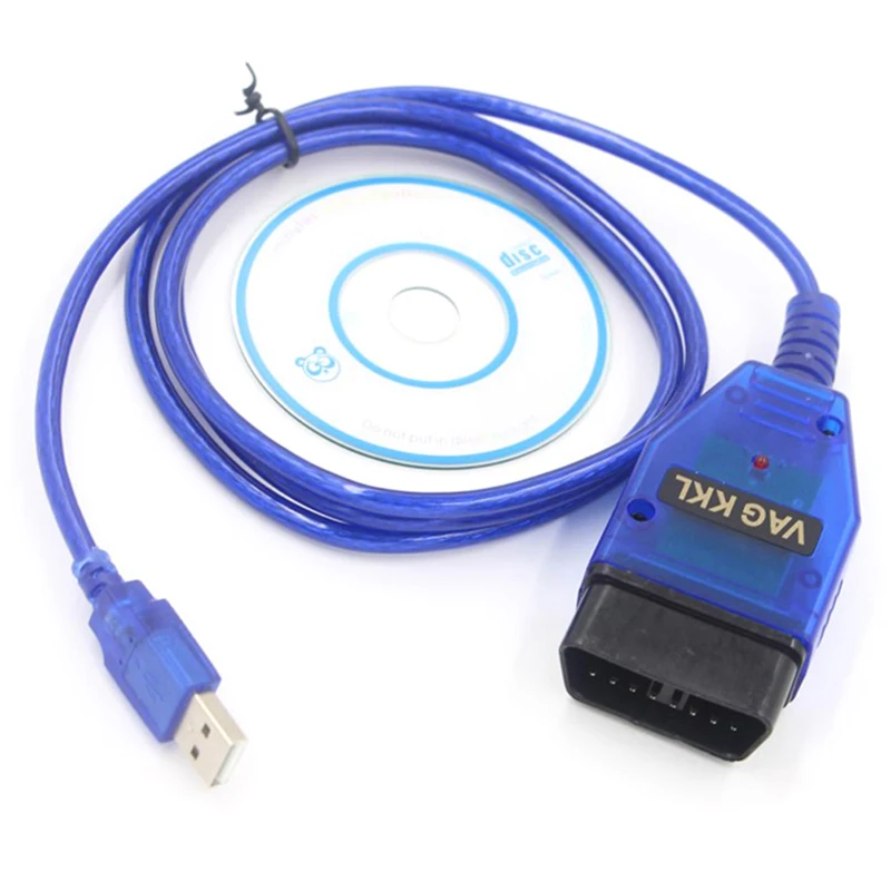 

1PC High Quality VAG409 OBD2 USB KKL COM 409.1 Interface CH340T USB Cable Scanner Scan Tool Interface For Audi Seat Volkswagen