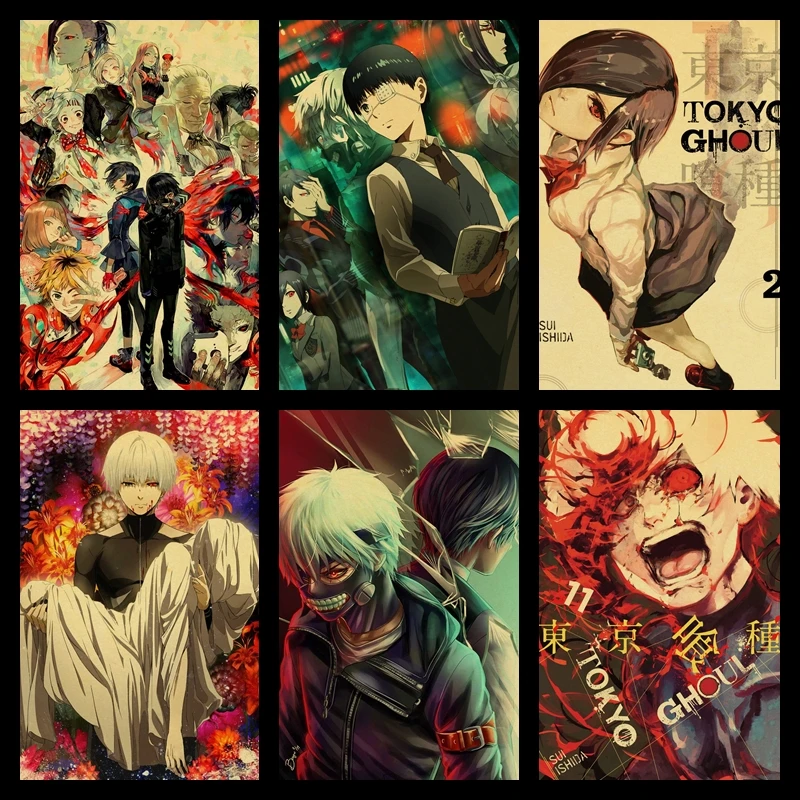 Купите три и отправьте один японский мультфильм Кен ка Токийский Гуль зомби