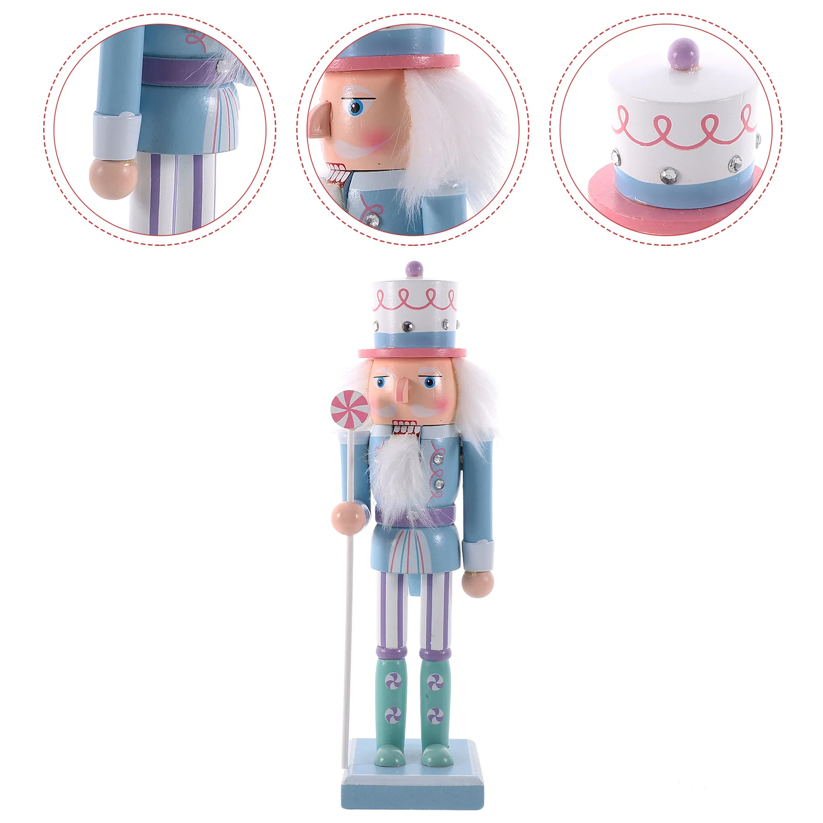 

Wooden Nutcracker Unique Nutcrackers Christmas Soldier Ornaments Figures Xmas Decor