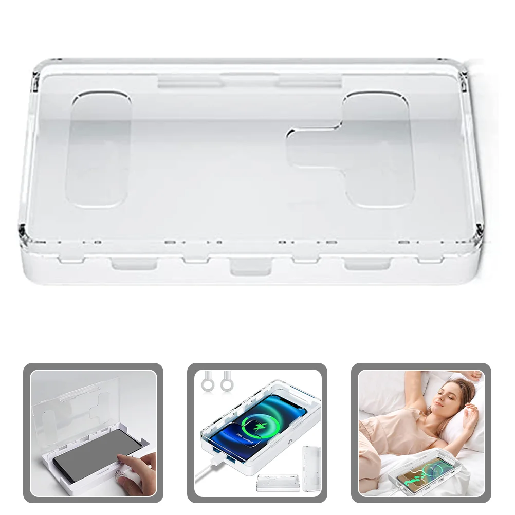 

Lock Box Locker Cell Time Safe Cellphone Jail Timer Container Electronic Case Clear Portable Transparent Lockbox Lockable