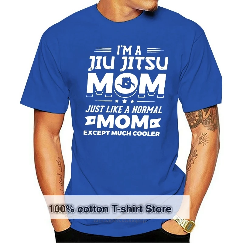 100% Cotton O-neck Custom Printed Men T shirt Jiu Jitsu Mom Mother s Day Gift T Shirt Women T-Shirt