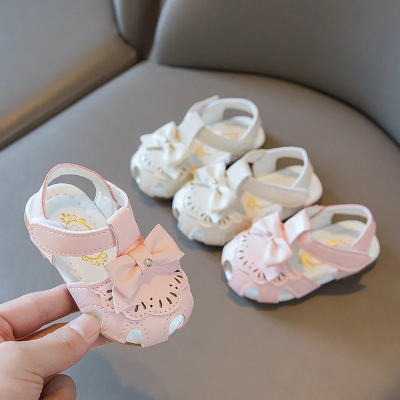 

Baby Girl Summer Sandals 1-3 Years Old 2 Girls Sandals Baby Princess Soft Bottom Toddler Shoes Summer Children's Shoes
