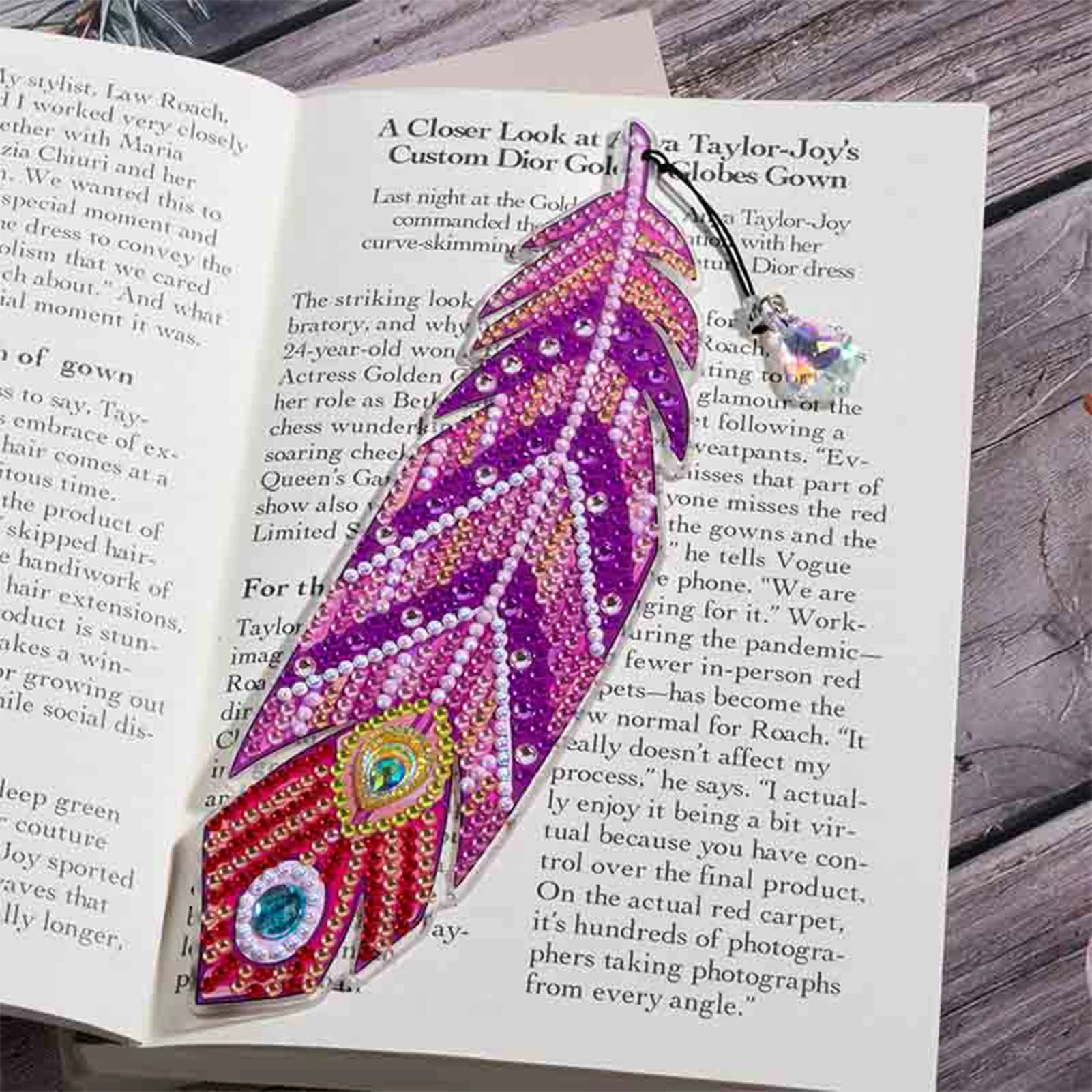 

DIY Искусство роспись Закладка Персонализированная полная искусственная поделка подарок на день Святого Валентина