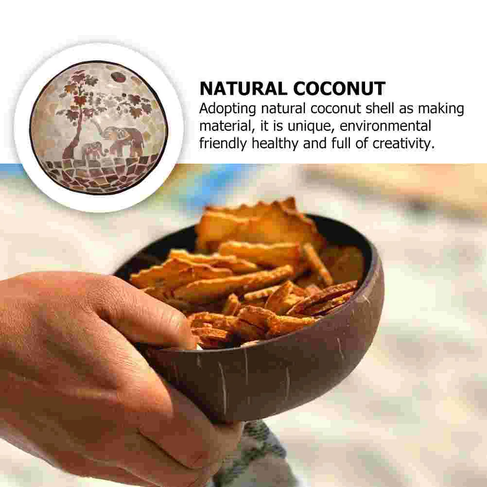 Конфеты из скорлупы кокоса закуски скорлупа контейнер для конфет миска хранения