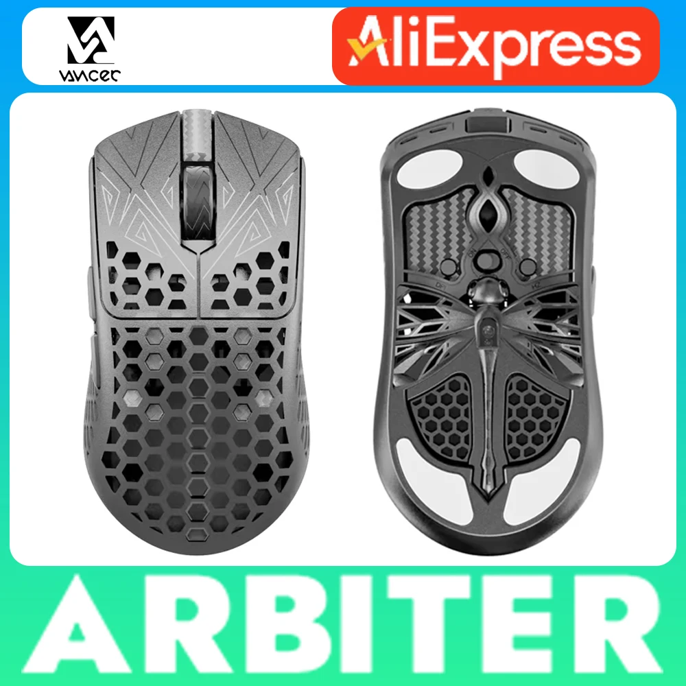 В наличии Беспроводная игровая мышь viver Akitsu из углеродного волокна 8K
