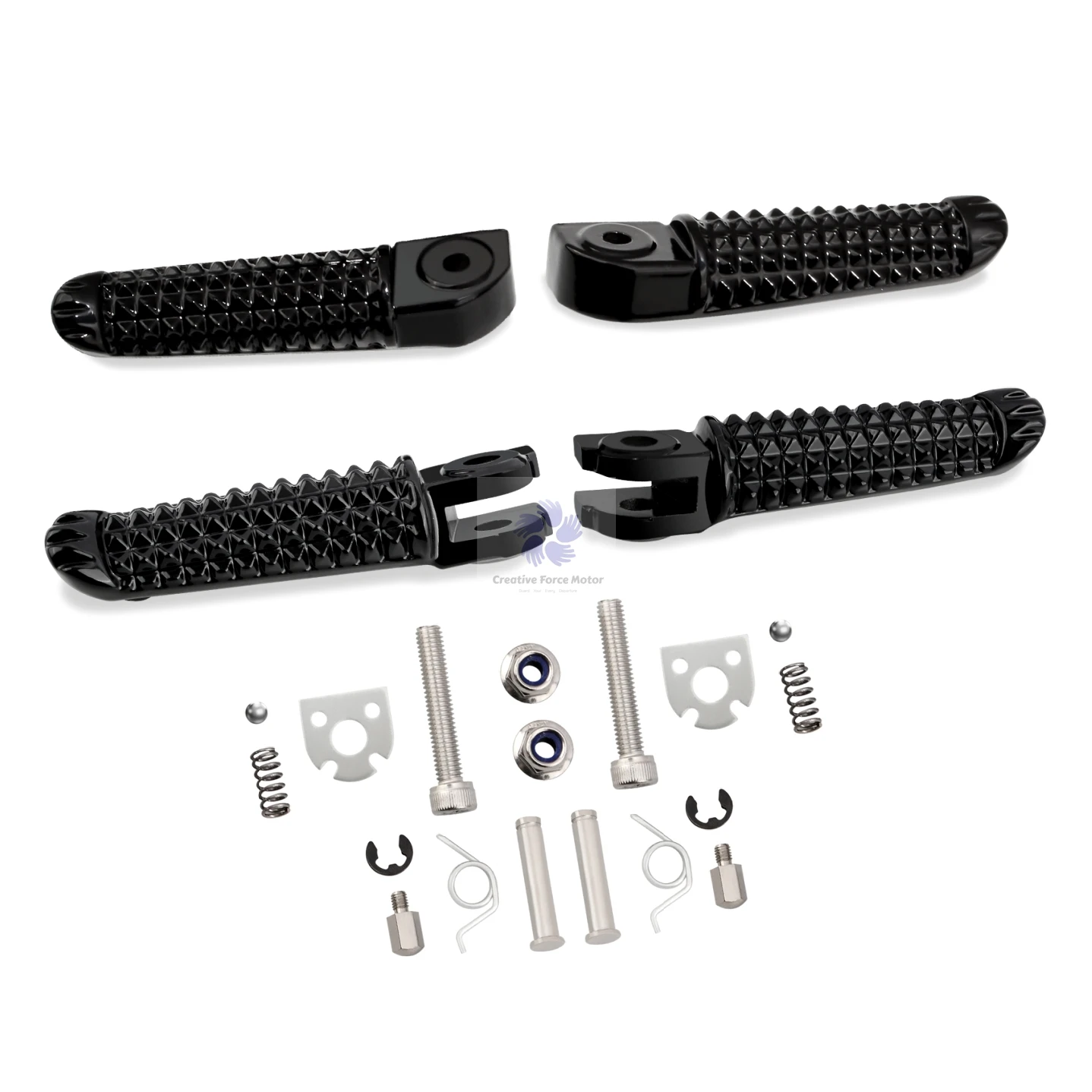 

Передняя Подножка для мотоцикла, задняя подножка, гоночный водитель, пассажирская педаль, аксессуары для YAMAHA YZF R1 R1M R1S R6 R1LE VMax 1700 GP60th