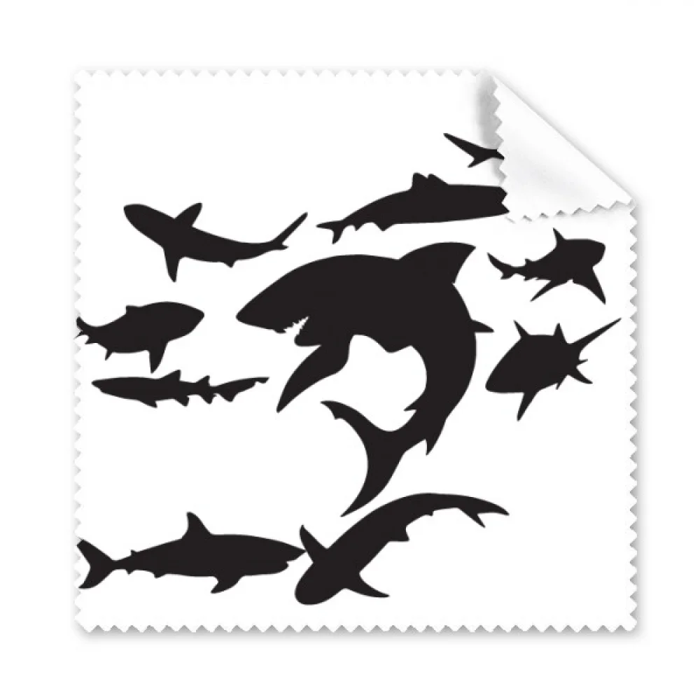 

Blue Ocean Black Shark Biology Cleaning Cloth Phone Screen Glasses Cleaner 5pcs