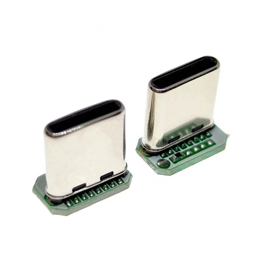 

1-10 шт., USB 3,1 Тип C Vertikale, нашивка на борт, 16 контактов, 4 контакта, швейцарский шнур, печатная плата для даты, USB-плата, наушники на 16P Usb