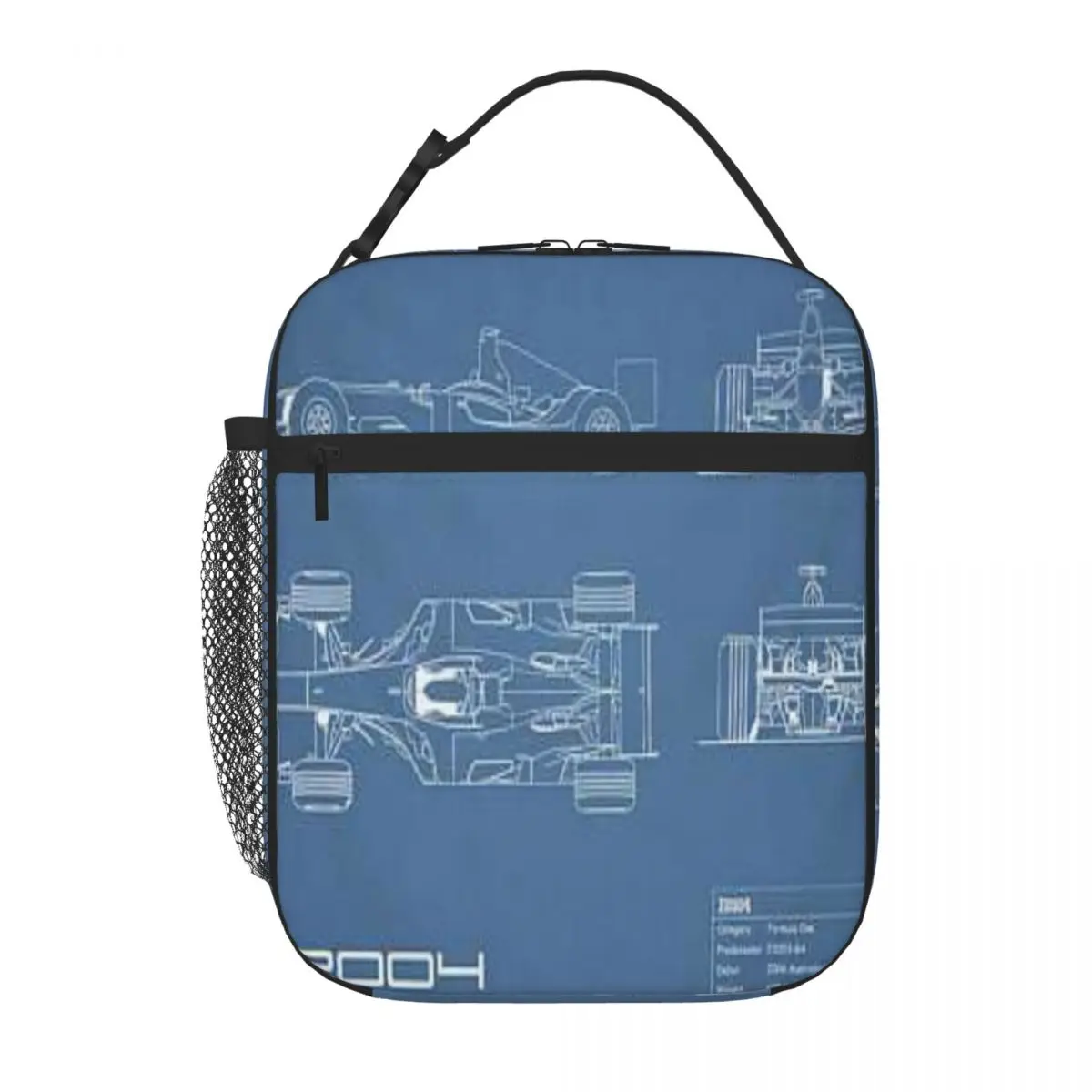 

The F2004 Gp Blueprint Mark Rogan Lunch Tote Lunchbox Insulation Bags Thermal Cooler Bag