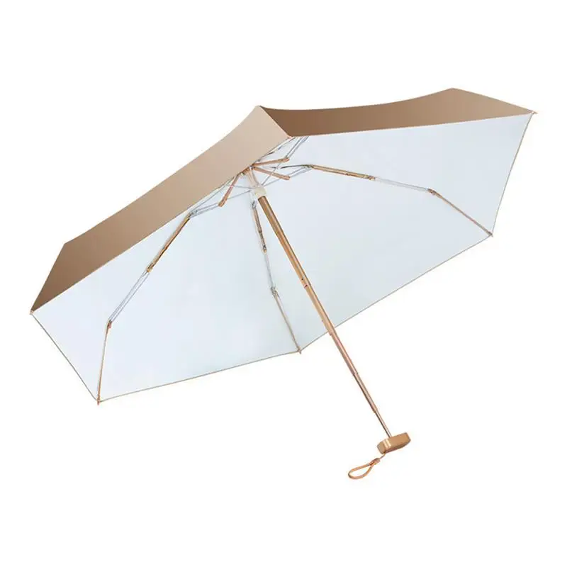 

Portable Umbrella Ultra Sun UV UPF 50 Protection Sunshade Sun-proof Mini Travel Umbrella Dropping