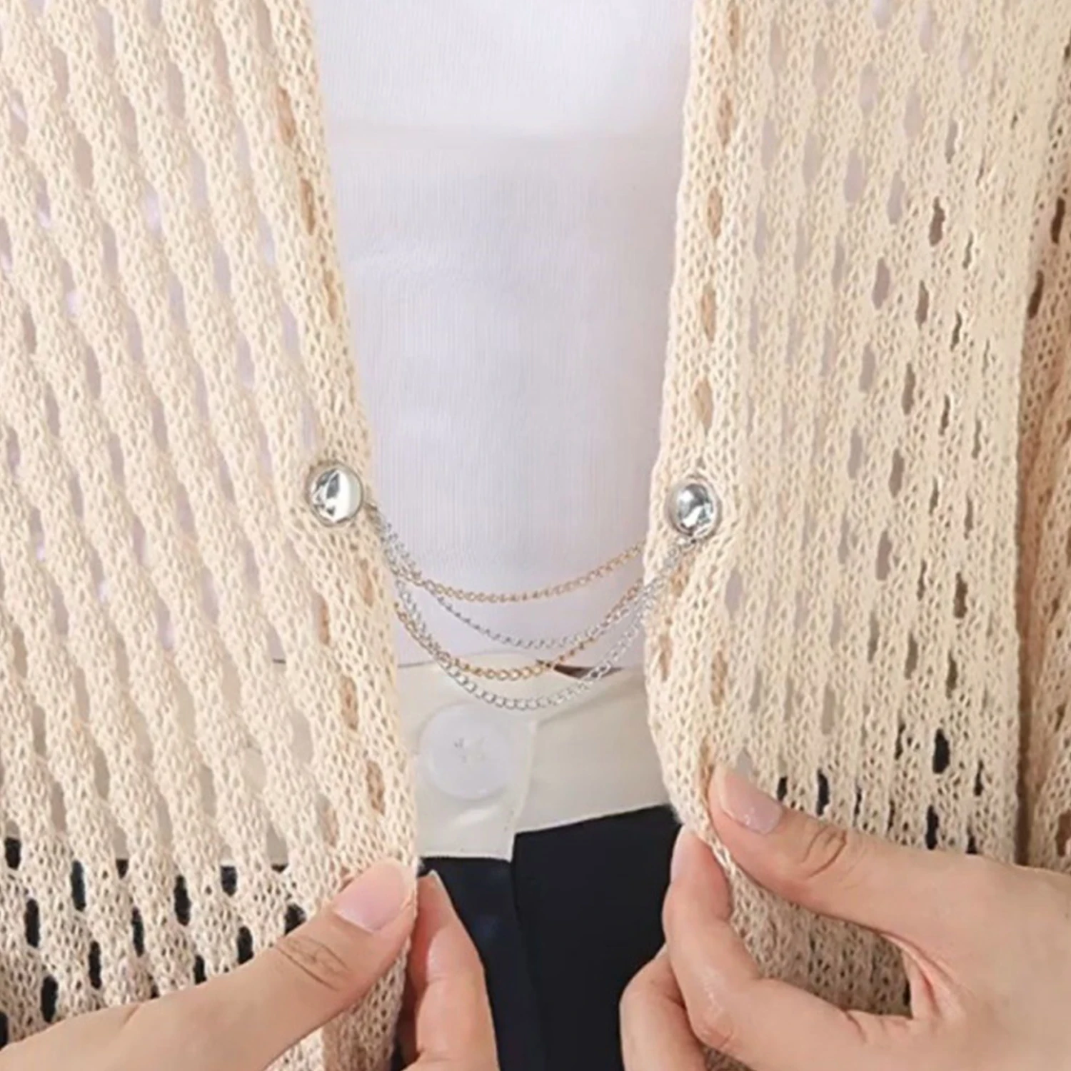 Женская одежда магнитный Многофункциональный Сильный шарф хиджаб с магнитами