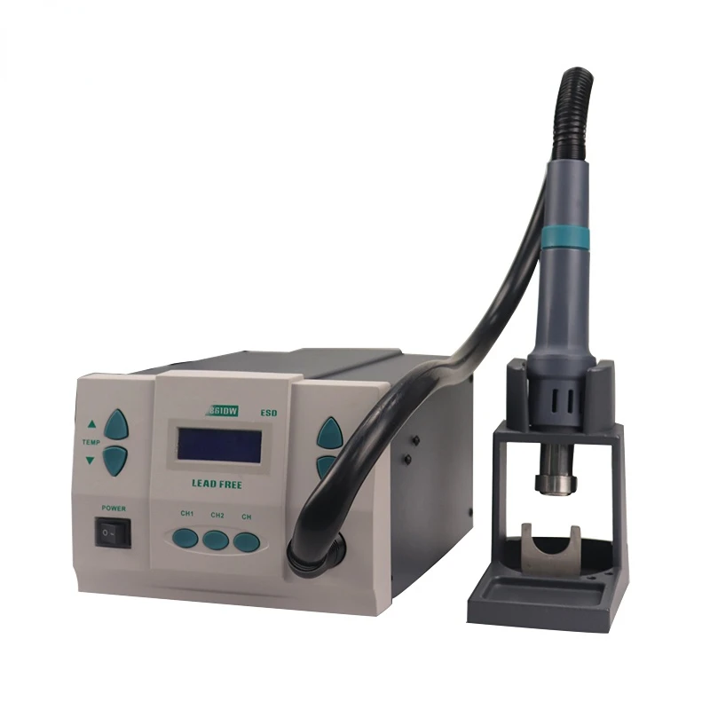 

Quick 861DW High Quality 1000W High-Power Hot Air Soldering Digital Rework Station Soldering Station
