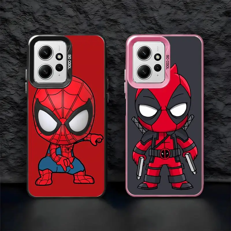 Чехлы для телефонов с изображением Росомаха Marvel Человек-паук Xiaomi Poco C50 X3 NFC C61 C51 X3pro